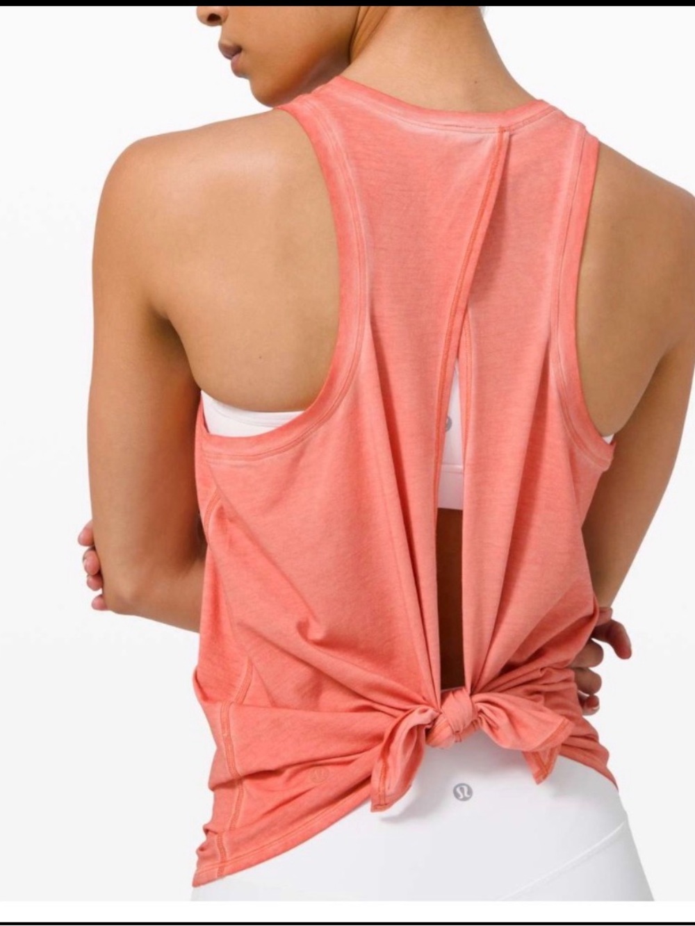 Lululemon All Tied Up Tank *Wash size 4
Sublimado Pigment Dye Rustic Coral